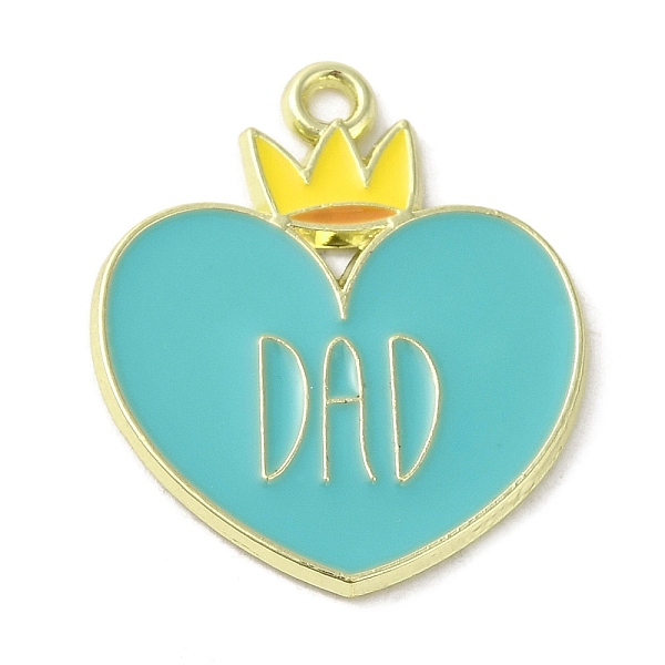 PandaHall Father's Day Alloy Enamel Pendants, Golden, Heart, 21x1.5mm, Hole: 1.5mm Alloy+Enamel Heart
PandaHall Father's Day Alloy Enamel Pendants, Golden, Heart, 21x1.5mm, Hole: 1.5mm Alloy+Enamel Heart