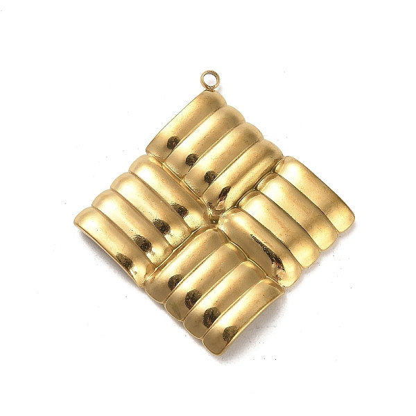 PandaHall 304 Stainless Steel Pendants, Rhombus Charm, Golden, 43x40.5x3.5mm, Hole: 2mm 304 Stainless Steel Rhombus
PandaHall 304 Stainless Steel Pendants, Rhombus Charm, Golden, 43x40.5x3.5mm, Hole: 2mm 304 Stainless Steel Rhombus