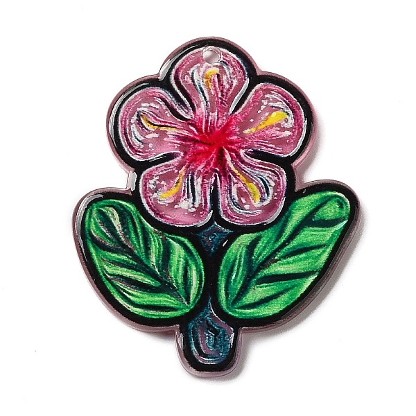 PandaHall Colorful Acrylic Pendants, Flower, Camellia, 36x30x2.5mm, Hole: 1.6mm Acrylic Flower Pink
PandaHall Colorful Acrylic Pendants, Flower, Camellia, 36x30x2.5mm, Hole: 1.6mm Acrylic Flower Pink