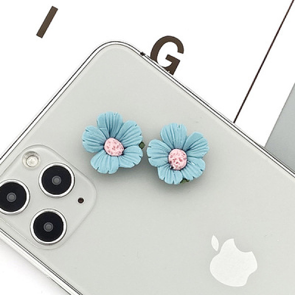 PandaHall Resin Cabochons, DIY for Earrings & Bobby pin Accessories, Flower, Blue, 20x20mm Resin Flower Blue
PandaHall Resin Cabochons, DIY for Earrings & Bobby pin Accessories, Flower, Blue, 20x20mm Resin Flower Blue