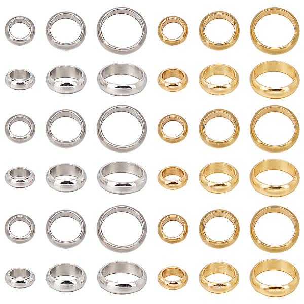 PandaHall Unicraftale 96Pcs 6 Styles 201 Stainless Steel Spacer Beads, Flat Round/Ring, Mixed Color, 6~10x2~2.5mm, Hole: 4~8mm, 16pcs/style...
PandaHall Unicraftale 96Pcs 6 Styles 201 Stainless Steel Spacer Beads, Flat Round/Ring, Mixed Color, 6~10x2~2.5mm, Hole: 4~8mm, 16pcs/style...