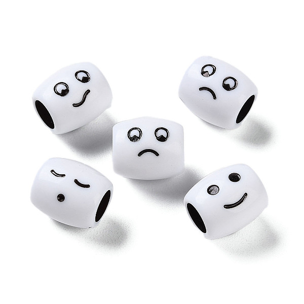 PandaHall Opaque Acrylic European Beads, Craft Style, Large Hole Beads, Barrel with Smile, Black, 11x10mm, Hole: 5.5mm, about 1000pcs/500g...
PandaHall Opaque Acrylic European Beads, Craft Style, Large Hole Beads, Barrel with Smile, Black, 11x10mm, Hole: 5.5mm, about 1000pcs/500g...