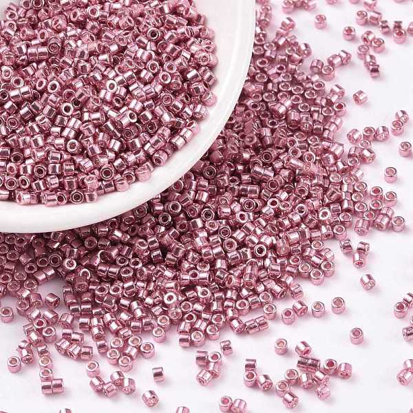 PandaHall Cylinder Seed Beads, Metallic Colours, Uniform Size, Violet, 2x1.5mm, Hole: 0.8mm, about 888pcs/10g Glass Purple
PandaHall Cylinder Seed Beads, Metallic Colours, Uniform Size, Violet, 2x1.5mm, Hole: 0.8mm, about 888pcs/10g Glass Purple