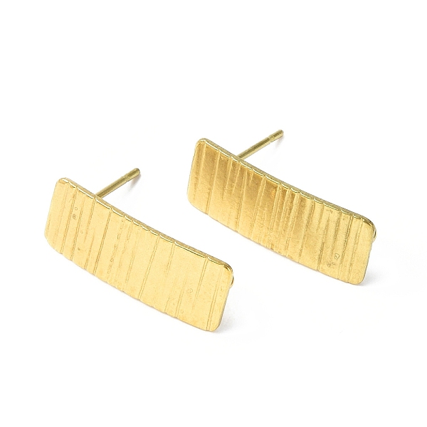 PandaHall Ion Plating(IP) 304 Stainless Steel Stud Earring Finding, with Vertical Loops, Textured Rectangle, Golden, 20x8mm, Hole: 2.5mm...
PandaHall Ion Plating(IP) 304 Stainless Steel Stud Earring Finding, with Vertical Loops, Textured Rectangle, Golden, 20x8mm, Hole: 2.5mm...
