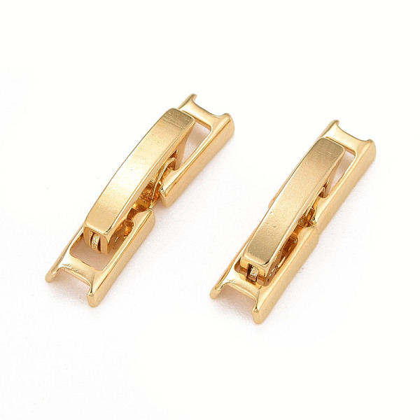 PandaHall Eco-Friendly Brass Watch Band Clasps, Long-Lasting Plated, Lead Free & Cadmium Free, Real 24K Gold Plated, 15x3.5x4mm Brass
PandaHall Eco-Friendly Brass Watch Band Clasps, Long-Lasting Plated, Lead Free & Cadmium Free, Real 24K Gold Plated, 15x3.5x4mm Brass