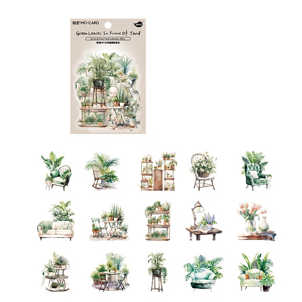 PandaHall 30Pcs Plant Waterproof PET Decorative Stickers, Self-adhesive Plant Decals, for DIY Scrapbooking, Green, 34~55mm PET Other Plants...
PandaHall 30Pcs Plant Waterproof PET Decorative Stickers, Self-adhesive Plant Decals, for DIY Scrapbooking, Green, 34~55mm PET Other Plants...