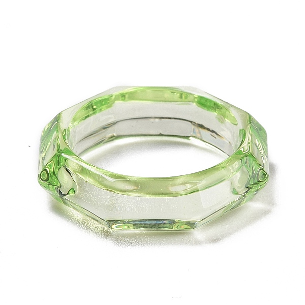 PandaHall Transparent Acrylic Finger Rings, Octagon, Light Green, US Size 5 1/2(16.1mm) Acrylic
PandaHall Transparent Acrylic Finger Rings, Octagon, Light Green, US Size 5 1/2(16.1mm) Acrylic