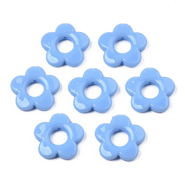 PandaHall Opaque Acrylic Bead Frames, Flower, Light Sky Blue, 19x20x3.5mm, Hole: 1.6mm, Inner Diameter: 6.5mm, about 632pcs/500g Acrylic...
PandaHall Opaque Acrylic Bead Frames, Flower, Light Sky Blue, 19x20x3.5mm, Hole: 1.6mm, Inner Diameter: 6.5mm, about 632pcs/500g Acrylic...