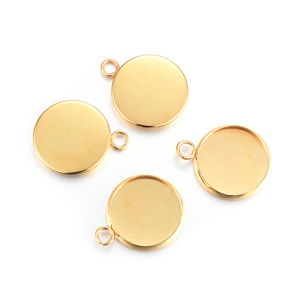 PandaHall Rack Plating 304 Stainless Steel Pendant Cabochon Settings, Plain Edge Bezel Cups, Flat Round, Real 24K Gold Plated, 20x16x2mm...
PandaHall Rack Plating 304 Stainless Steel Pendant Cabochon Settings, Plain Edge Bezel Cups, Flat Round, Real 24K Gold Plated, 20x16x2mm...