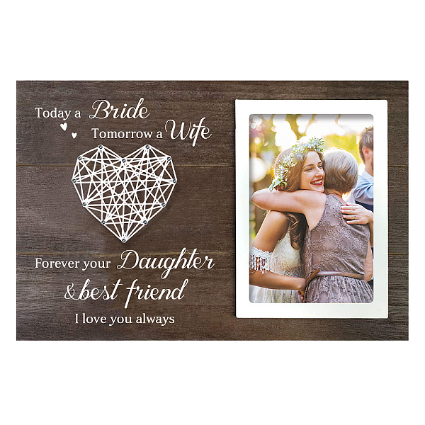 PandaHall FINGERINSPIRE Bride-To-Be Commemorate Picture Frame, Commemorative Gift From the Bride to Parents, Wedding Anniversary Photo Frame...
PandaHall FINGERINSPIRE Bride-To-Be Commemorate Picture Frame, Commemorative Gift From the Bride to Parents, Wedding Anniversary Photo Frame...