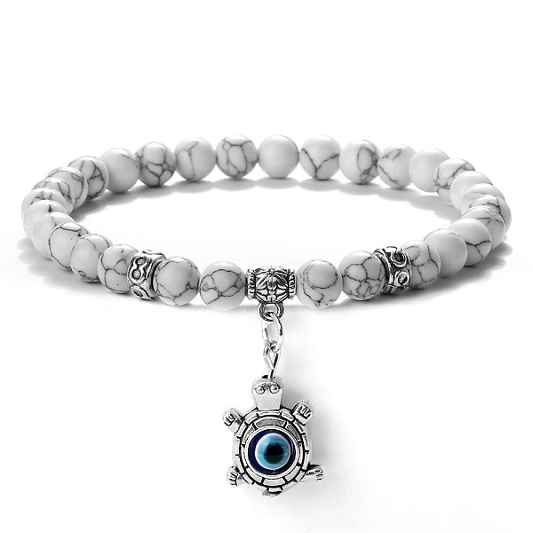 PandaHall Fashion Natural Howlite Beaded Stretch Bracelets, Tortoise with Evil Eye Charms Bracelets for Women Howlite Tortoise
PandaHall Fashion Natural Howlite Beaded Stretch Bracelets, Tortoise with Evil Eye Charms Bracelets for Women Howlite Tortoise