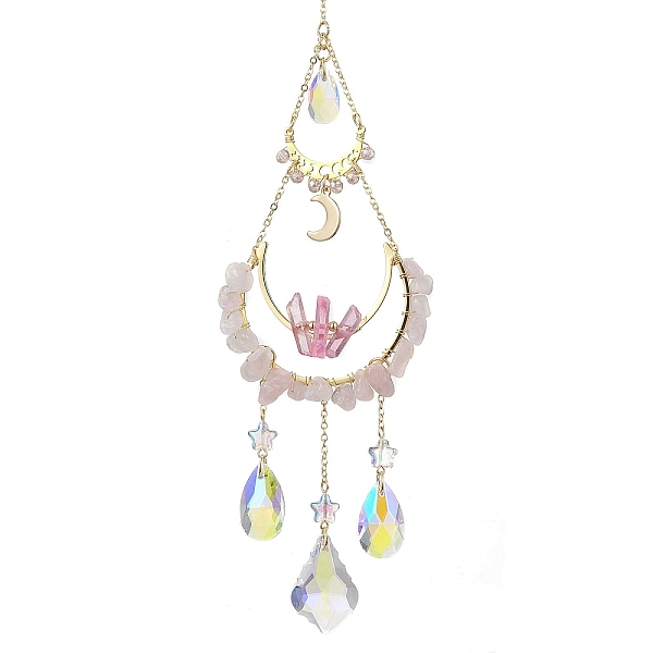 PandaHall Butterfly & Teardrop Brass & 304 Stainless Steel Hanging Suncatchers, with Natural Gemstone Chip Beads, Golden, 285mm, Hole: 8mm...
PandaHall Butterfly & Teardrop Brass & 304 Stainless Steel Hanging Suncatchers, with Natural Gemstone Chip Beads, Golden, 285mm, Hole: 8mm...