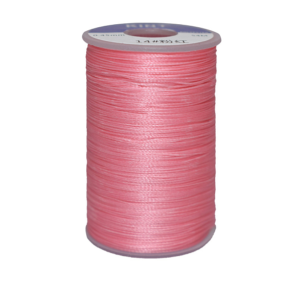 PandaHall Waxed Polyester Cord, 3-Ply, Flamingo, 0.45mm, about 59.05 yards(54m)/roll Waxed Polyester Cord Round Pink
PandaHall Waxed Polyester Cord, 3-Ply, Flamingo, 0.45mm, about 59.05 yards(54m)/roll Waxed Polyester Cord Round Pink