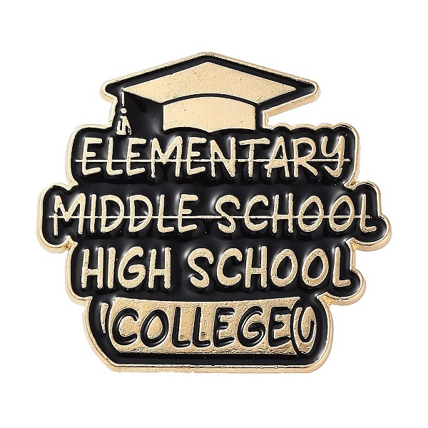 PandaHall Black Alloy Brooches, Enamel Pins, for Backpack Cloth, Word, Gold, 28x30.5x1.5mm Alloy+Enamel Word Gold
PandaHall Black Alloy Brooches, Enamel Pins, for Backpack Cloth, Word, Gold, 28x30.5x1.5mm Alloy+Enamel Word Gold