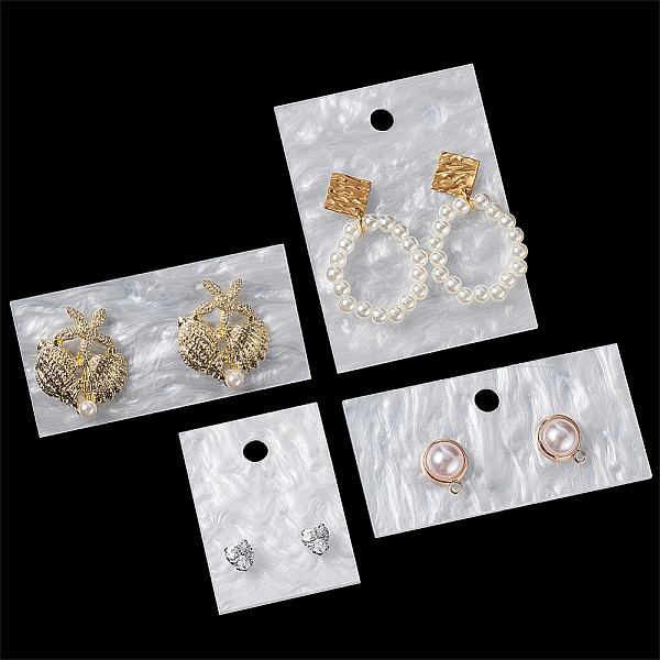 PandaHall 8Pcs 4 Styles Acrylic Earring Stud Display Cards, Rectangle with Cloud Pattern, Aqua, 2.95~5.95x2.95~5.95x0.2cm, Hole: 1.8~5mm..., Cyan
PandaHall 8Pcs 4 Styles Acrylic Earring Stud Display Cards, Rectangle with Cloud Pattern, Aqua, 2.95~5.95x2.95~5.95x0.2cm, Hole: 1.8~5mm..., Cyan