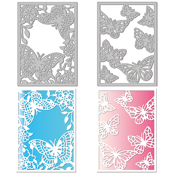 PandaHall GLOBLELAND 2Pcs Butterfly Frame Cutting Dies Metal Butterfly Border Background Die Cuts Embossing Stencils Template for Paper Card...
PandaHall GLOBLELAND 2Pcs Butterfly Frame Cutting Dies Metal Butterfly Border Background Die Cuts Embossing Stencils Template for Paper Card...