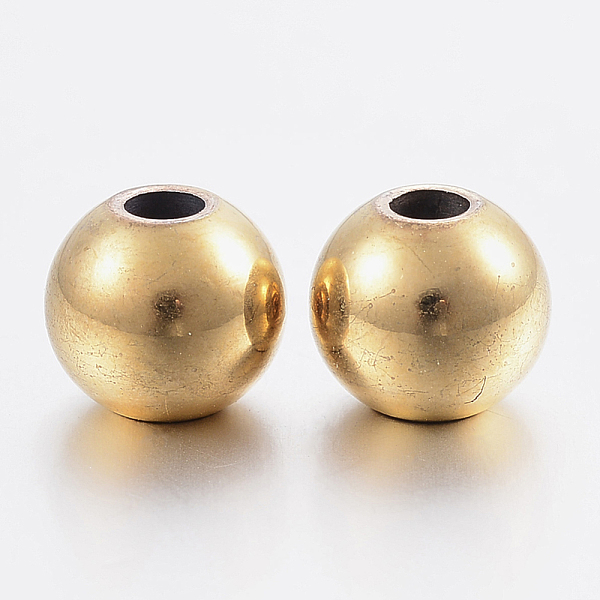 PandaHall 304 Stainless Steel Beads Spacers, Rondelle, Golden, 8x7mm, Hole: 2.5mm 304 Stainless Steel Rondelle
PandaHall 304 Stainless Steel Beads Spacers, Rondelle, Golden, 8x7mm, Hole: 2.5mm 304 Stainless Steel Rondelle