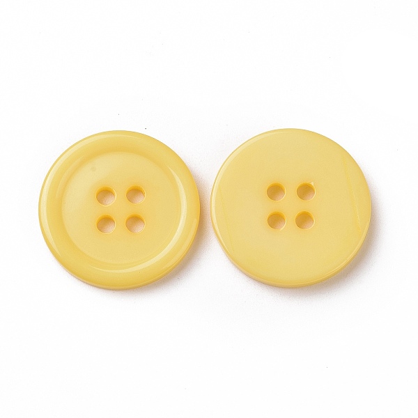 PandaHall Resin Buttons, Dyed, Flat Round, Yellow, 20x3mm, Hole: 2mm, 195pcs/bag Resin Flat Round Yellow
PandaHall Resin Buttons, Dyed, Flat Round, Yellow, 20x3mm, Hole: 2mm, 195pcs/bag Resin Flat Round Yellow