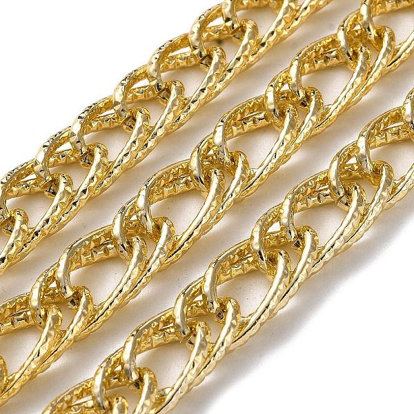 PandaHall Oxidation Aluminum Textured Rope Chains, Unwelded, with Spool, Light Gold, 15.5x9x4mm, about 82.02 Feet(25m)/Roll Aluminum
PandaHall Oxidation Aluminum Textured Rope Chains, Unwelded, with Spool, Light Gold, 15.5x9x4mm, about 82.02 Feet(25m)/Roll Aluminum
