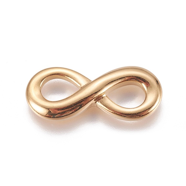 PandaHall 304 Stainless Steel Links connectors, Infinity, Golden, 26x11x4mm 304 Stainless Steel Infinity
PandaHall 304 Stainless Steel Links connectors, Infinity, Golden, 26x11x4mm 304 Stainless Steel Infinity