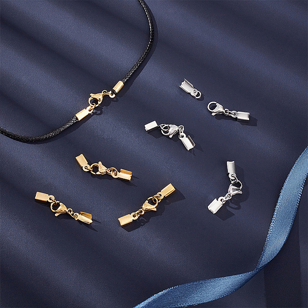 PandaHall UNICRAFTALE 40Pcs 2 Colors 304 Stainless Steel Lobster Claw Clasps with Cord Ends Lobster Claw Clasps Connector Necklace Cord Ends...
PandaHall UNICRAFTALE 40Pcs 2 Colors 304 Stainless Steel Lobster Claw Clasps with Cord Ends Lobster Claw Clasps Connector Necklace Cord Ends...
