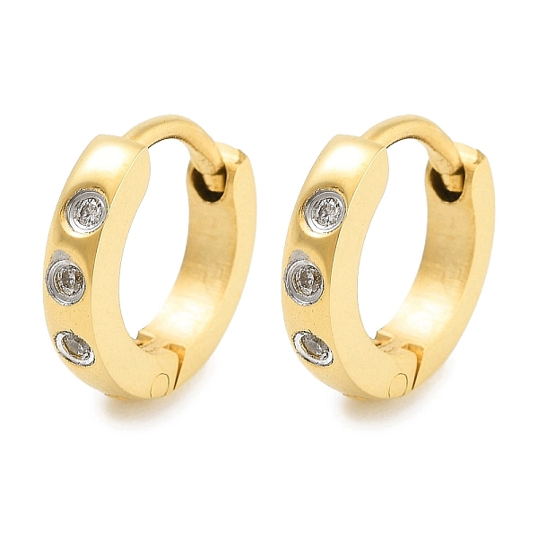 PandaHall Ion Plating(IP) 304 Stainless Steel Pave Clear Cubic Zirconia Huggie Hoop Earrings for Women, with 316 Surgical Stainless Steel...
PandaHall Ion Plating(IP) 304 Stainless Steel Pave Clear Cubic Zirconia Huggie Hoop Earrings for Women, with 316 Surgical Stainless Steel...
