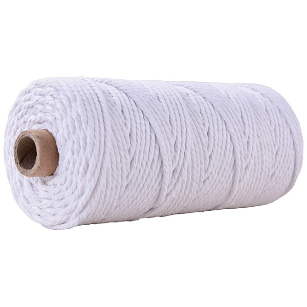 PandaHall 100M Cotton String Threads for Crafts Knitting Making, White, 3mm, about 109.36 Yards(100m)/Roll Cotton White
PandaHall 100M Cotton String Threads for Crafts Knitting Making, White, 3mm, about 109.36 Yards(100m)/Roll Cotton White
