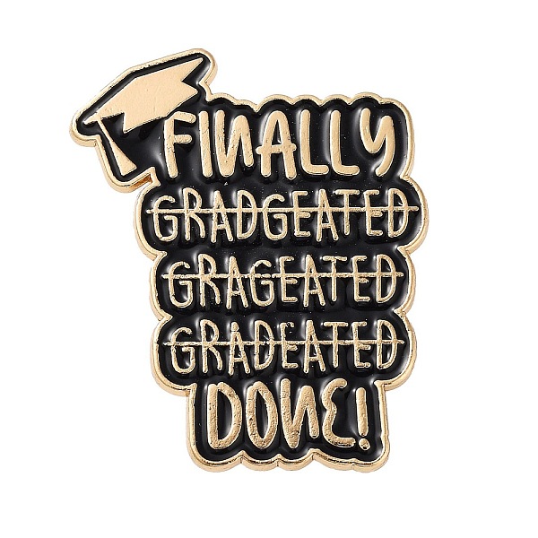 PandaHall Black Alloy Brooches, Enamel Pins, for Backpack Cloth, Word, Gold, 30.5x24.5x1.5mm Alloy+Enamel Word Gold
PandaHall Black Alloy Brooches, Enamel Pins, for Backpack Cloth, Word, Gold, 30.5x24.5x1.5mm Alloy+Enamel Word Gold