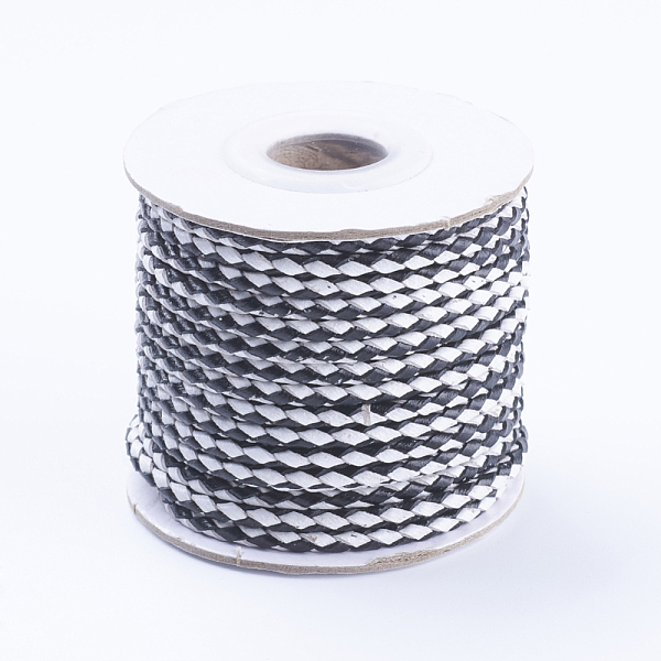 PandaHall Round Braided Cowhide Cords, White, 3mm, about 10.93 yards(10m)/roll Cowhide Round White
PandaHall Round Braided Cowhide Cords, White, 3mm, about 10.93 yards(10m)/roll Cowhide Round White