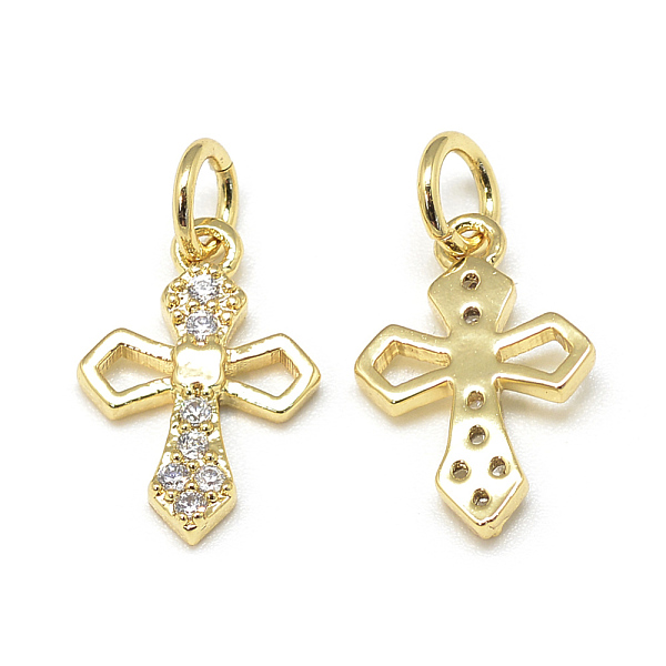 PandaHall DIY Brass Micro Pave Cubic Zirconia Charms, Cross, Golden, 14.5x9.5x2mm, Hole: 3.5mm Brass+Cubic Zirconia Cross
PandaHall DIY Brass Micro Pave Cubic Zirconia Charms, Cross, Golden, 14.5x9.5x2mm, Hole: 3.5mm Brass+Cubic Zirconia Cross