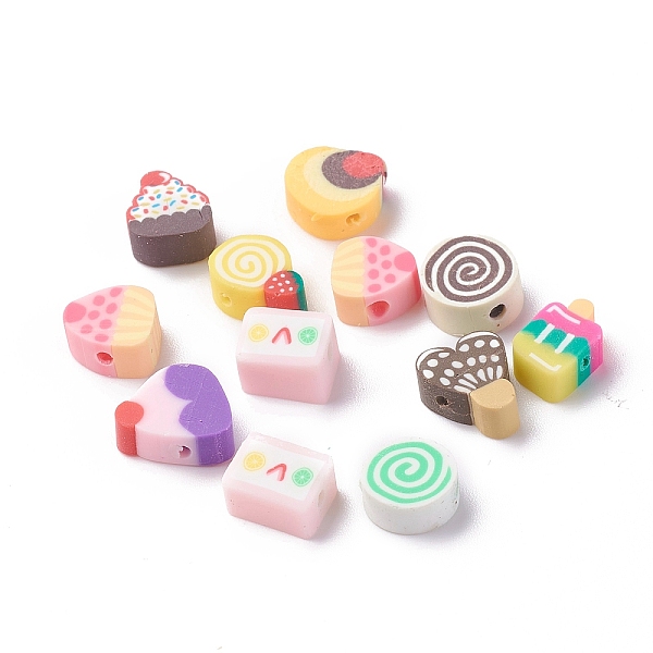 PandaHall Craftdady Handmade Polymer Clay Beads, Sweet Food Shape, Mixed Color, 8~12x8~10x5mm, Hole: 1.6mm Polymer Clay Food Multicolor
PandaHall Craftdady Handmade Polymer Clay Beads, Sweet Food Shape, Mixed Color, 8~12x8~10x5mm, Hole: 1.6mm Polymer Clay Food Multicolor