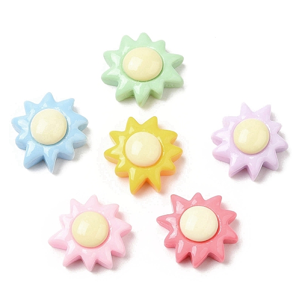 PandaHall Cartoon Opaque Reisn Cabochons, for Jewelry Making, Mixed Color, Sun, 11.5x13x5.5mm Resin Sun Multicolor
PandaHall Cartoon Opaque Reisn Cabochons, for Jewelry Making, Mixed Color, Sun, 11.5x13x5.5mm Resin Sun Multicolor