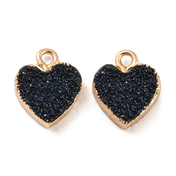 PandaHall Resin with Golden Zinc Alloy Charms, Heart, Midnight Blue, 12x15mm Resin Heart
PandaHall Resin with Golden Zinc Alloy Charms, Heart, Midnight Blue, 12x15mm Resin Heart