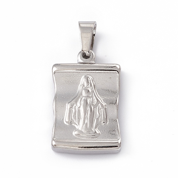 PandaHall 304 Stainless Steel Pendants, Rectangle with Queen and Cross, Stainless Steel Color, 24x15x4mm, Hole: 6x5mm 304 Stainless Steel...
PandaHall 304 Stainless Steel Pendants, Rectangle with Queen and Cross, Stainless Steel Color, 24x15x4mm, Hole: 6x5mm 304 Stainless Steel...
