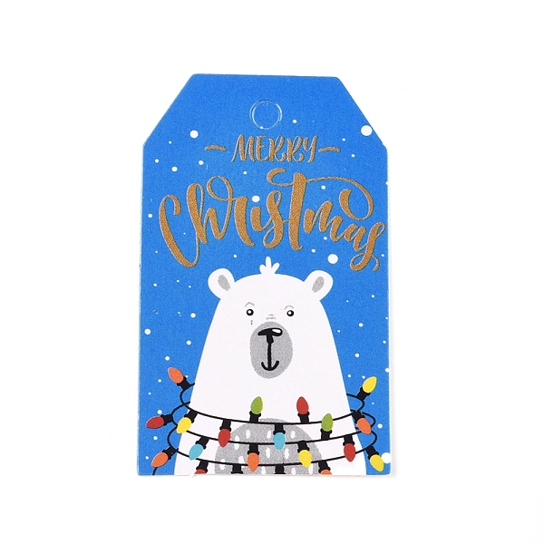 PandaHall Paper Gift Tags, Hange Tags, For Arts and Crafts, For Christmas, with Bear Pattern, Colorful, 50x30x0.3mm, Hole: 5mm Paper
PandaHall Paper Gift Tags, Hange Tags, For Arts and Crafts, For Christmas, with Bear Pattern, Colorful, 50x30x0.3mm, Hole: 5mm Paper