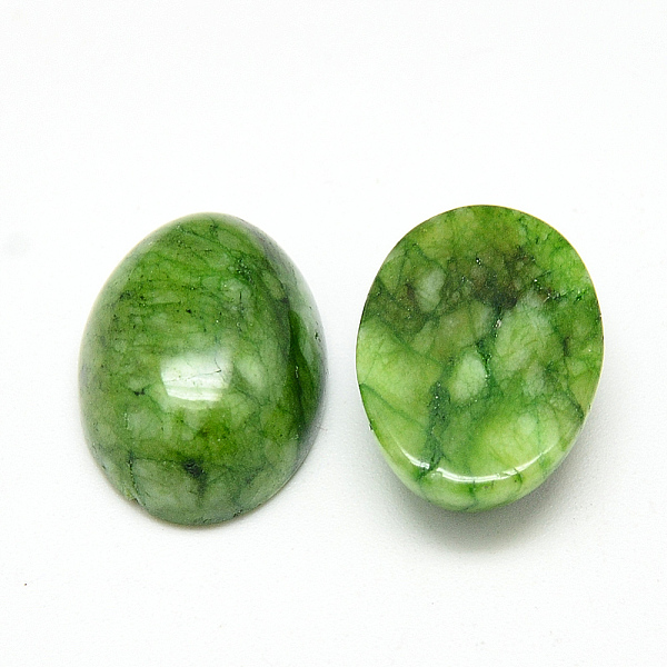 PandaHall Dyed Natural White Jade Cabochons, Oval, 18x13x6mm White Jade Oval Green
PandaHall Dyed Natural White Jade Cabochons, Oval, 18x13x6mm White Jade Oval Green