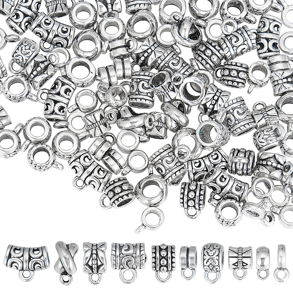 PandaHall SUNNYCLUE 1 Box 100Pcs 10 Style Bails Beads Connector Bail Bead Tube Bails Hanger European Tibetan Style Alloy Loop Loose Spacer...
PandaHall SUNNYCLUE 1 Box 100Pcs 10 Style Bails Beads Connector Bail Bead Tube Bails Hanger European Tibetan Style Alloy Loop Loose Spacer...