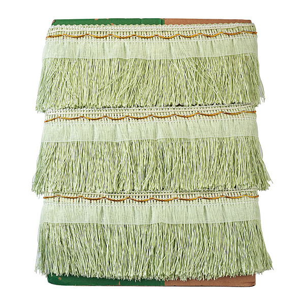 PandaHall Polyester Tassel Fringe Trimming, Curtain Decoration, Costume Accessories, Dark Sea Green, 100x1mm, 12m/card Polyester Others
PandaHall Polyester Tassel Fringe Trimming, Curtain Decoration, Costume Accessories, Dark Sea Green, 100x1mm, 12m/card Polyester Others