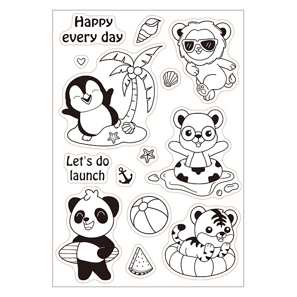 PandaHall PVC Plastic Stamps, for DIY Scrapbooking, Photo Album Decorative, Cards Making, Stamp Sheets, Animal Pattern, 16x11x0.3cm Plastic...
PandaHall PVC Plastic Stamps, for DIY Scrapbooking, Photo Album Decorative, Cards Making, Stamp Sheets, Animal Pattern, 16x11x0.3cm Plastic...