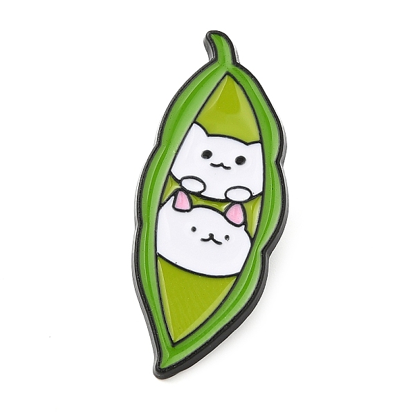 PandaHall Pea Pod & Cat Enamel Pin, Electrophoresis Black Plated Alloy Badge for Backpack Clothes, Green, 31x13x1.5mm Alloy+Enamel...
PandaHall Pea Pod & Cat Enamel Pin, Electrophoresis Black Plated Alloy Badge for Backpack Clothes, Green, 31x13x1.5mm Alloy+Enamel...