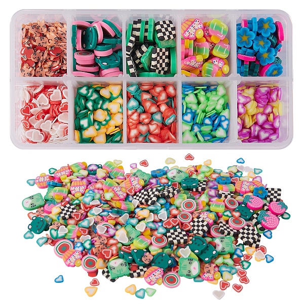 PandaHall Handmade Polymer Clay Cabochons, Fashion Nail Art Decoration Accessories, Mixed Shapes, Mixed Color, 20style/box Polymer Clay..., Multicolor
PandaHall Handmade Polymer Clay Cabochons, Fashion Nail Art Decoration Accessories, Mixed Shapes, Mixed Color, 20style/box Polymer Clay..., Multicolor