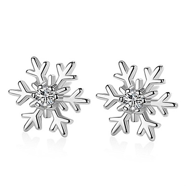PandaHall Brass Rhinestone Stud Earrings, Snowflake, Platinum, Crystal, 8x8x1mm, Pin: 0.9mm Rhinestone Snowflake Clear
PandaHall Brass Rhinestone Stud Earrings, Snowflake, Platinum, Crystal, 8x8x1mm, Pin: 0.9mm Rhinestone Snowflake Clear