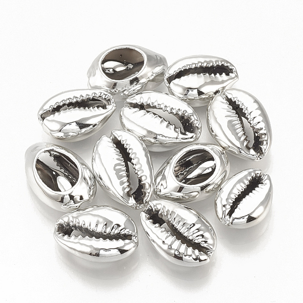 PandaHall Electroplated Sea Shell Beads, Undrilled/No Hole Beads, Cowrie Shells, Silver, 15~18x10~12x6~7mm Other Sea Shell Shell Shape...
PandaHall Electroplated Sea Shell Beads, Undrilled/No Hole Beads, Cowrie Shells, Silver, 15~18x10~12x6~7mm Other Sea Shell Shell Shape...