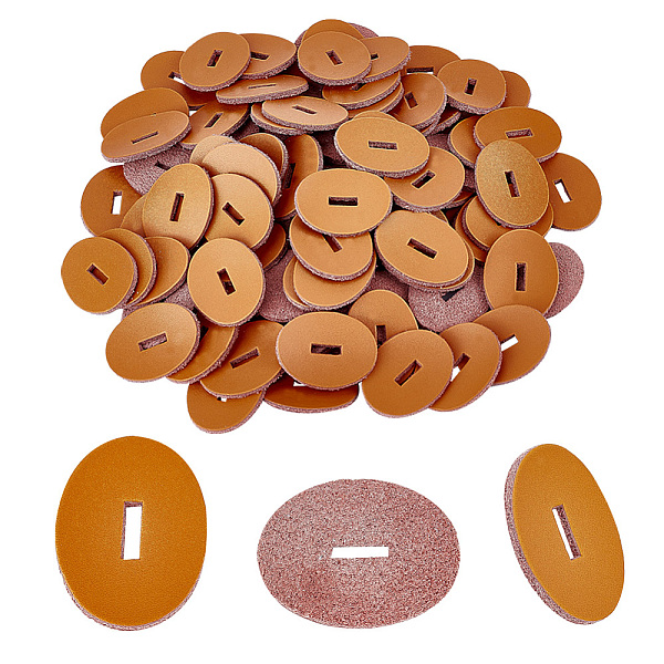 PandaHall Leather Handle Washers, Leather Spacer, Oval, for Knife Making, Chocolate, 33x25x2mm, Hole: 10x3mm Leather Oval Brown
PandaHall Leather Handle Washers, Leather Spacer, Oval, for Knife Making, Chocolate, 33x25x2mm, Hole: 10x3mm Leather Oval Brown