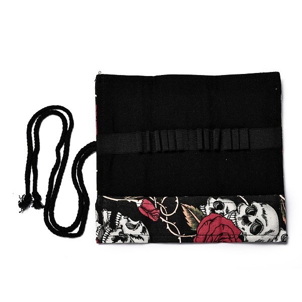 PandaHall Handmade Canvas Pencil Roll Wrap 12 Holes, Multiuse Roll Up Pencil Case, Pen Curtain, for Coloring Pencil Holder Organizer, Skull...
PandaHall Handmade Canvas Pencil Roll Wrap 12 Holes, Multiuse Roll Up Pencil Case, Pen Curtain, for Coloring Pencil Holder Organizer, Skull...