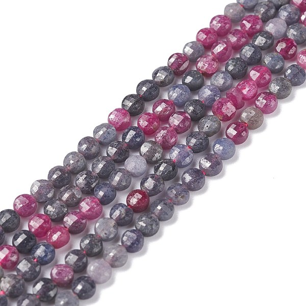 PandaHall Natural Red Corundum/Ruby and Sapphire Beads Strands, Faceted, Flat Round, 4x2.5mm, Hole: 0.6mm, about 102pcs/strand, 15.35 inch...
PandaHall Natural Red Corundum/Ruby and Sapphire Beads Strands, Faceted, Flat Round, 4x2.5mm, Hole: 0.6mm, about 102pcs/strand, 15.35 inch...