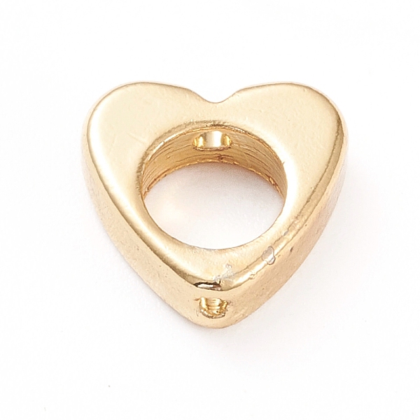 PandaHall Brass Bead Frame, Long-Lasting Plated, Heart, Real 18K Gold Plated, 10x10x3mm, Hole: 0.9mm Brass Heart
PandaHall Brass Bead Frame, Long-Lasting Plated, Heart, Real 18K Gold Plated, 10x10x3mm, Hole: 0.9mm Brass Heart
