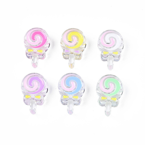 PandaHall Transparent Acrylic Beads, with Enamel, Lollipop, Mixed Color, 28x18.5x10.5mm, Hole: 3mm Acrylic Candy Multicolor
PandaHall Transparent Acrylic Beads, with Enamel, Lollipop, Mixed Color, 28x18.5x10.5mm, Hole: 3mm Acrylic Candy Multicolor