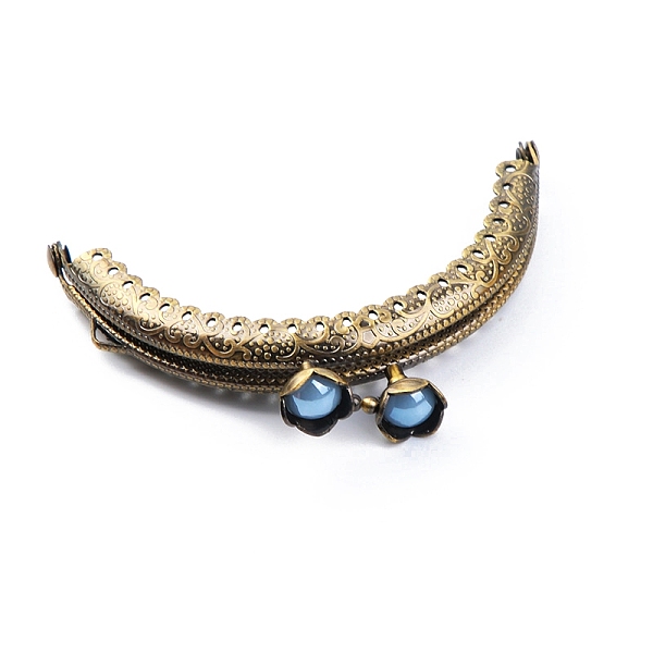 PandaHall Alloy Kiss Lock Purse Frame Handle for Bag Sewing Craft Tailor Sewer, with Resin Flower, Cornflower Blue, 6x8.7cm Alloy Flower
PandaHall Alloy Kiss Lock Purse Frame Handle for Bag Sewing Craft Tailor Sewer, with Resin Flower, Cornflower Blue, 6x8.7cm Alloy Flower