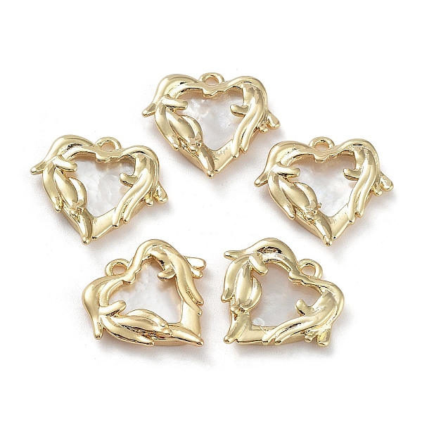 PandaHall Rack Plating Brass Pendants, with Shell, Real 18K Gold Plated Heart Wing Charms, WhiteSmoke, 16.5x17.5x2.5mm, Hole: 1.5mm Shell..., White
PandaHall Rack Plating Brass Pendants, with Shell, Real 18K Gold Plated Heart Wing Charms, WhiteSmoke, 16.5x17.5x2.5mm, Hole: 1.5mm Shell..., White
